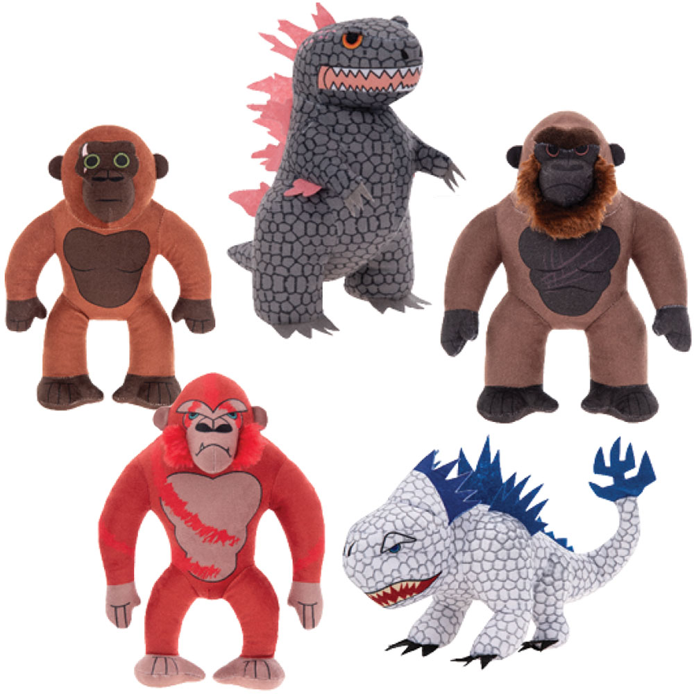 Godzilla vs Kong 10in 12in Plush Asst